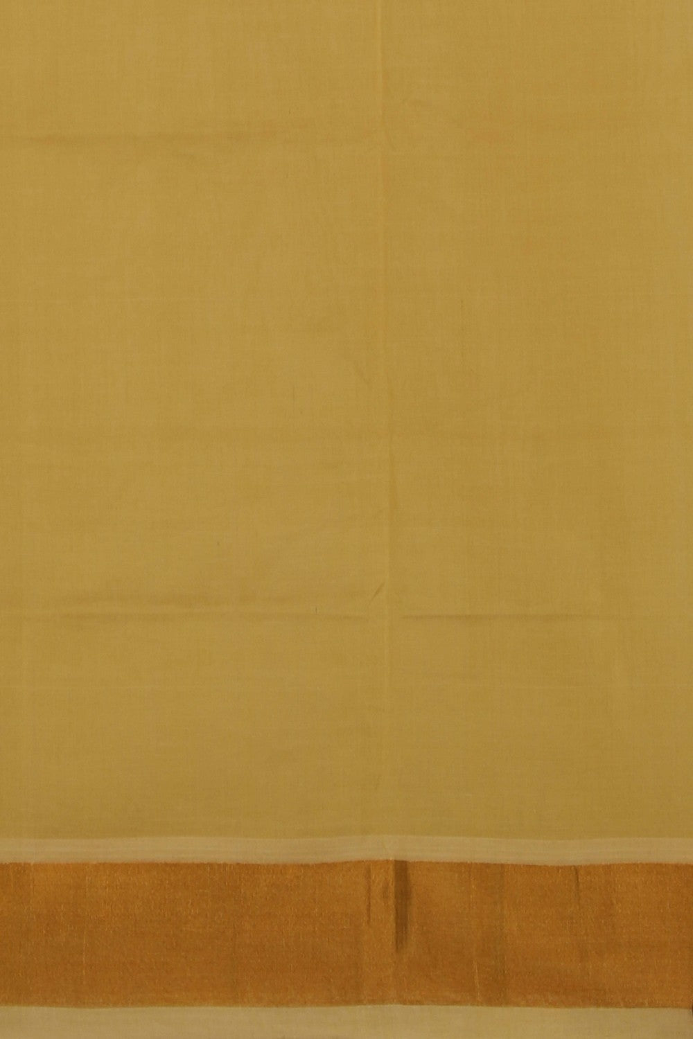 Image of Uppada Cotton Yellow Saree